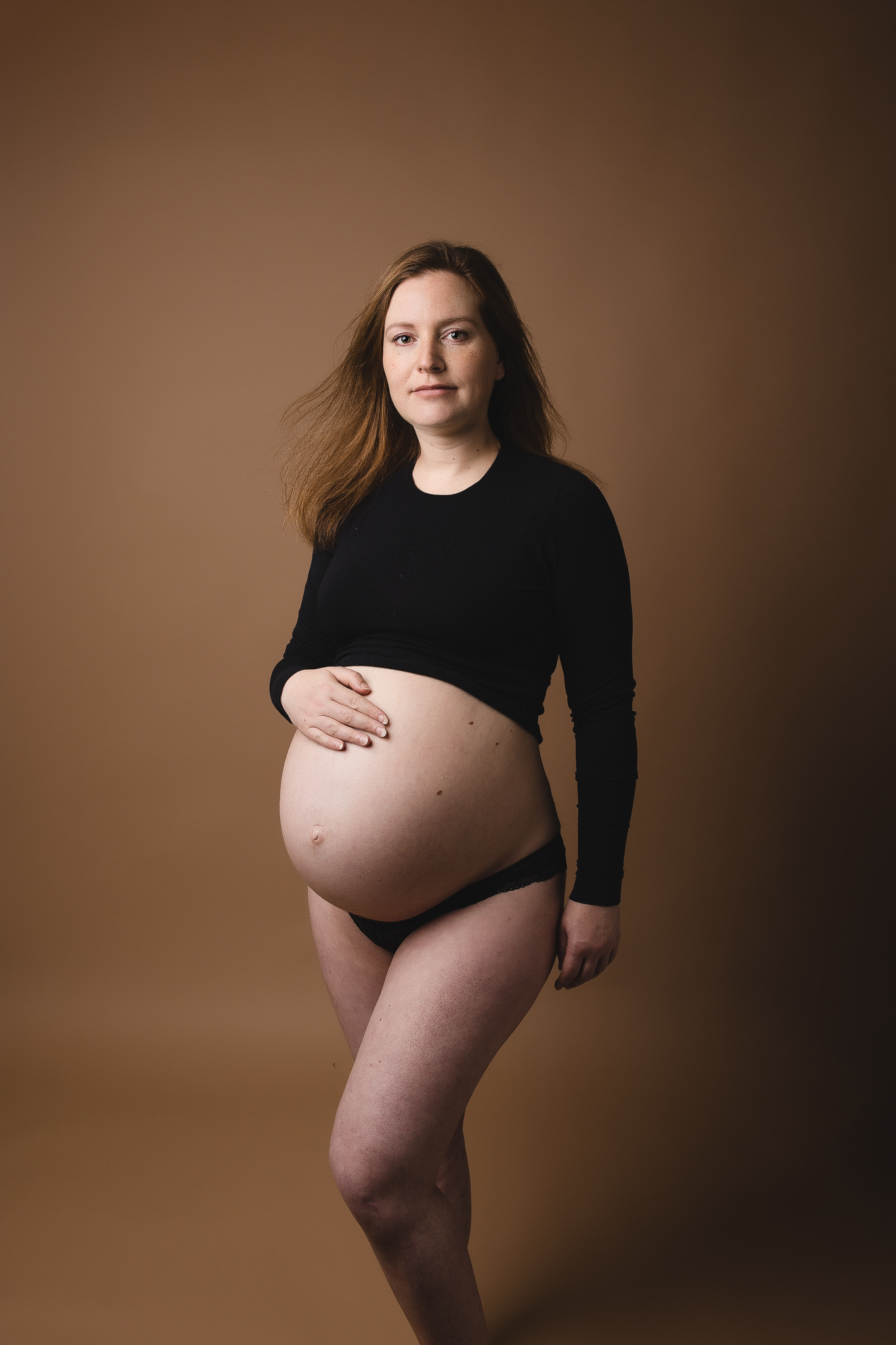 Zwangerschapsfotoshoot studio Assendelft Krommenie