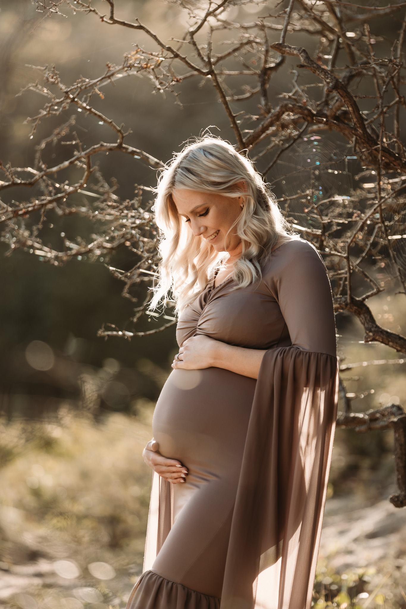 Zwangerschapsshoot strand