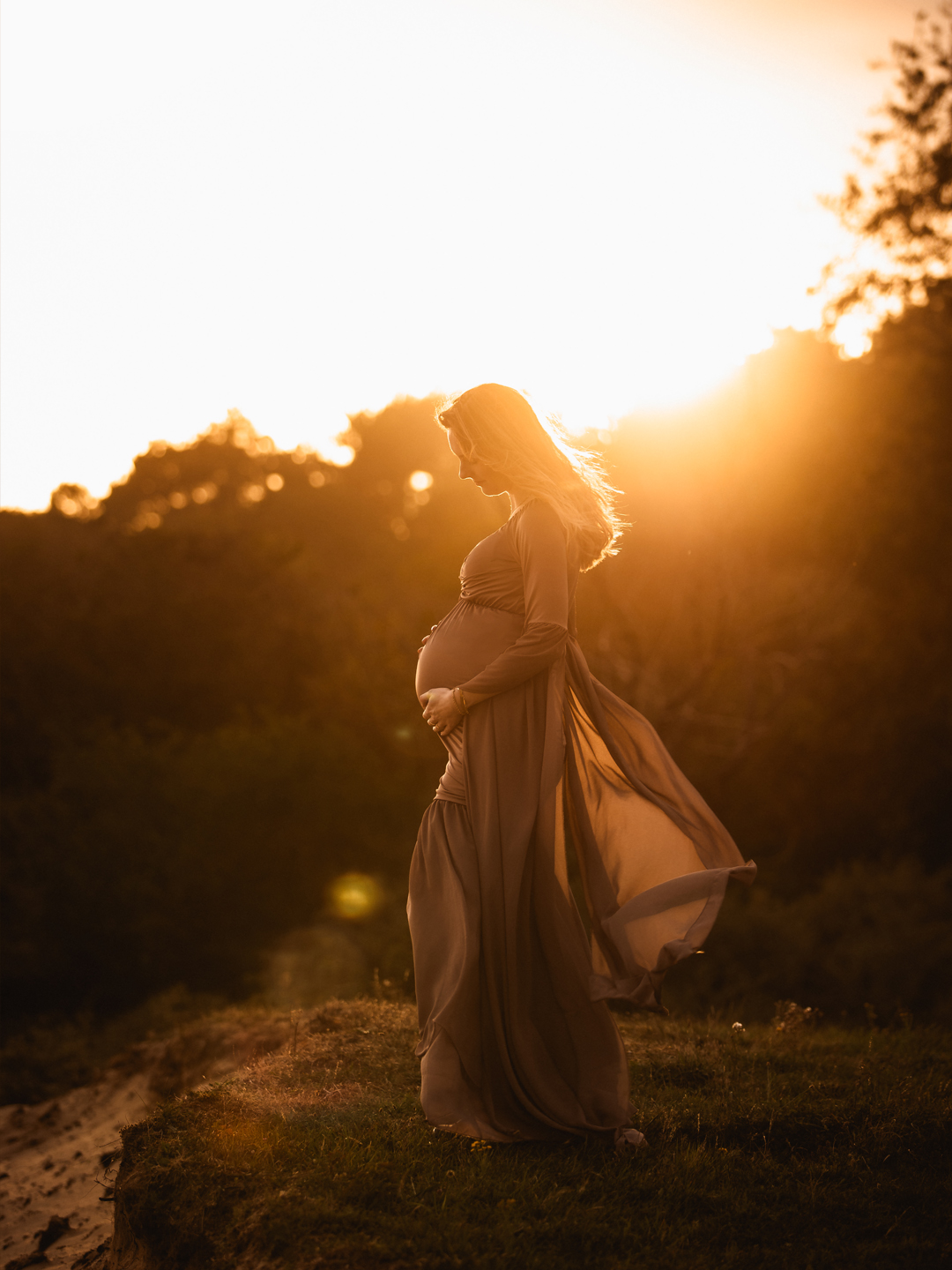 Zwangerschapsshoot zon